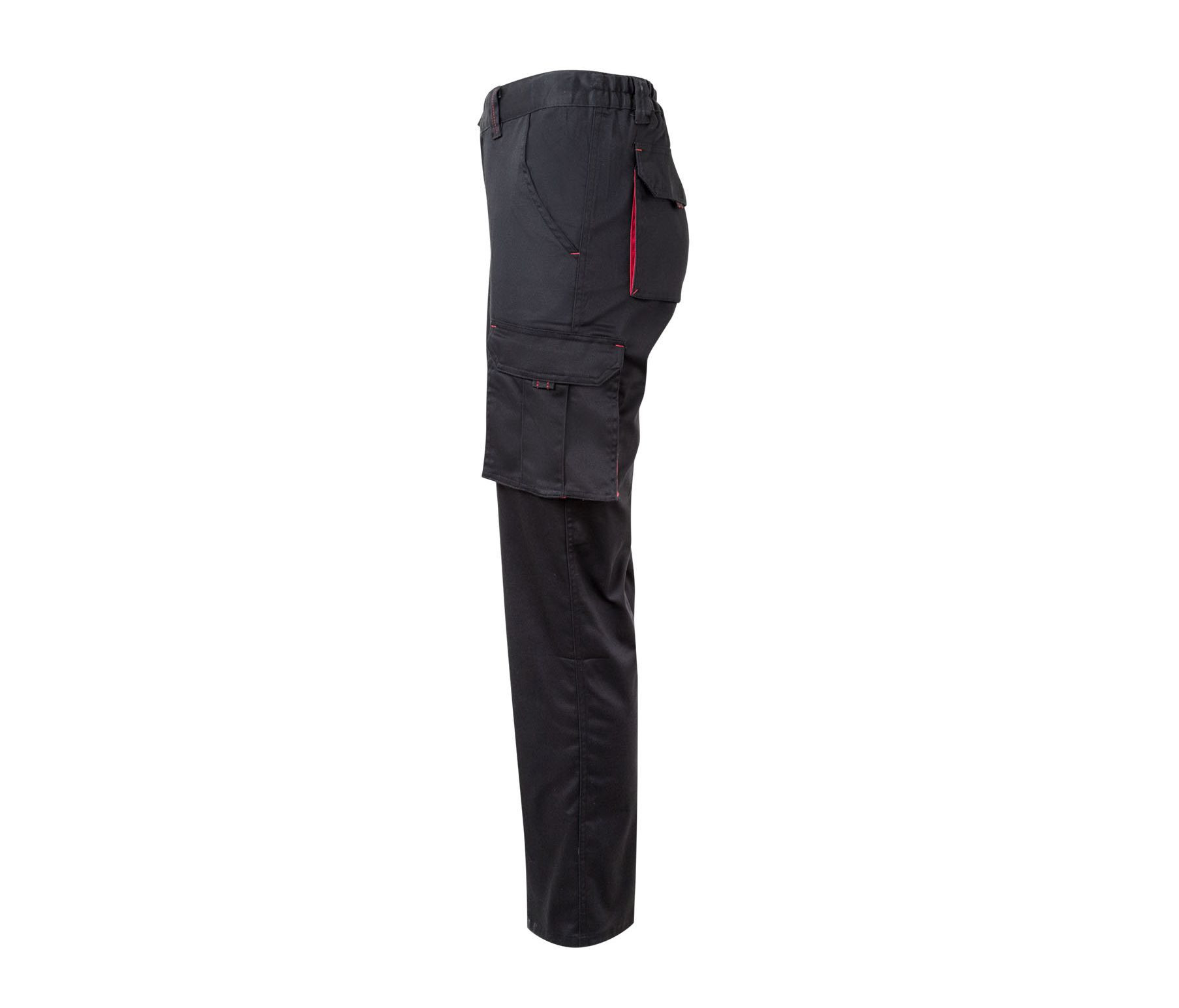 PANTALON STRETCH MULTIPOCHES BICOLORE